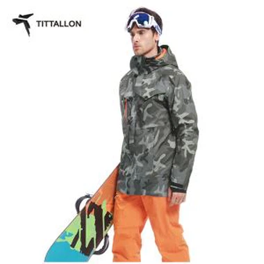 Camouflage wasserdichte Jacke